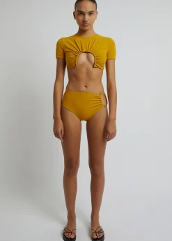 The Frankie Shop Christopher Esber U Prong Tee Mustard Best