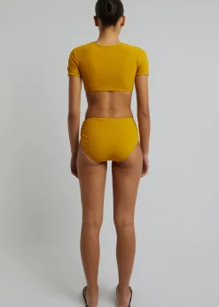 The Frankie Shop Christopher Esber U Prong Tee Mustard Best