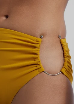 The Frankie Shop Christopher Esber U Prong Brief Mustard New