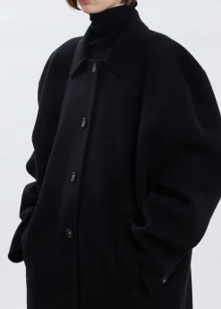 The Frankie Shop Clara Box Sleeve Coat Black Outlet