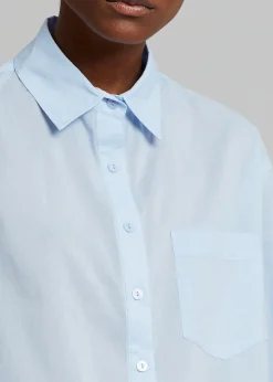 The Frankie Shop Cleia Shirt Light Blue