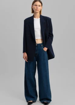 The Frankie Shop Clemmie Jeans Dark Indigo
