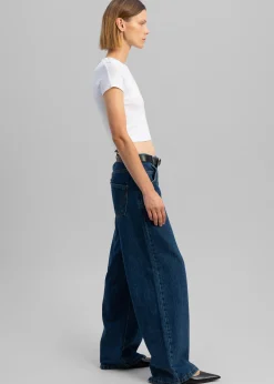 The Frankie Shop Clemmie Jeans Dark Indigo