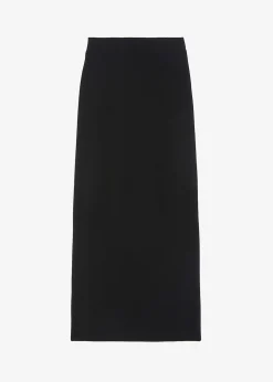The Frankie Shop Clover Knit Skirt Black Best