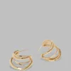 The Frankie Shop Completedworks C31 Earrings Gold Hot