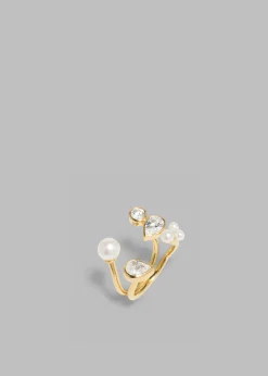 The Frankie Shop Completedworks Chasing Shadows Ring Gold New