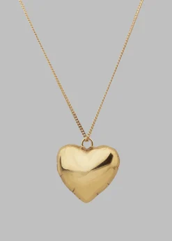The Frankie Shop Completedworks Classicworks Heart Necklace Gold Sale