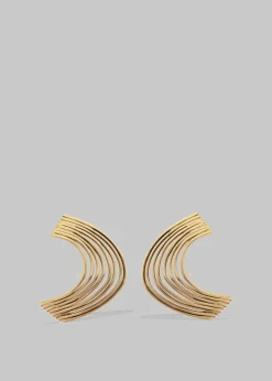 The Frankie Shop Completedworks Leaving An Art Lovers' Movie Club Earrings Gold Discount