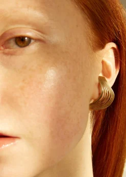 The Frankie Shop Completedworks Leaving An Art Lovers' Movie Club Earrings Gold Discount