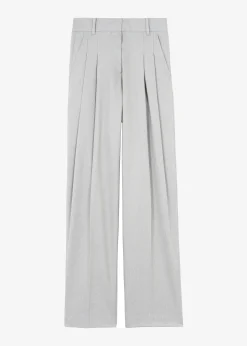 The Frankie Shop Cooper Pintuck Trousers Grey Clearance