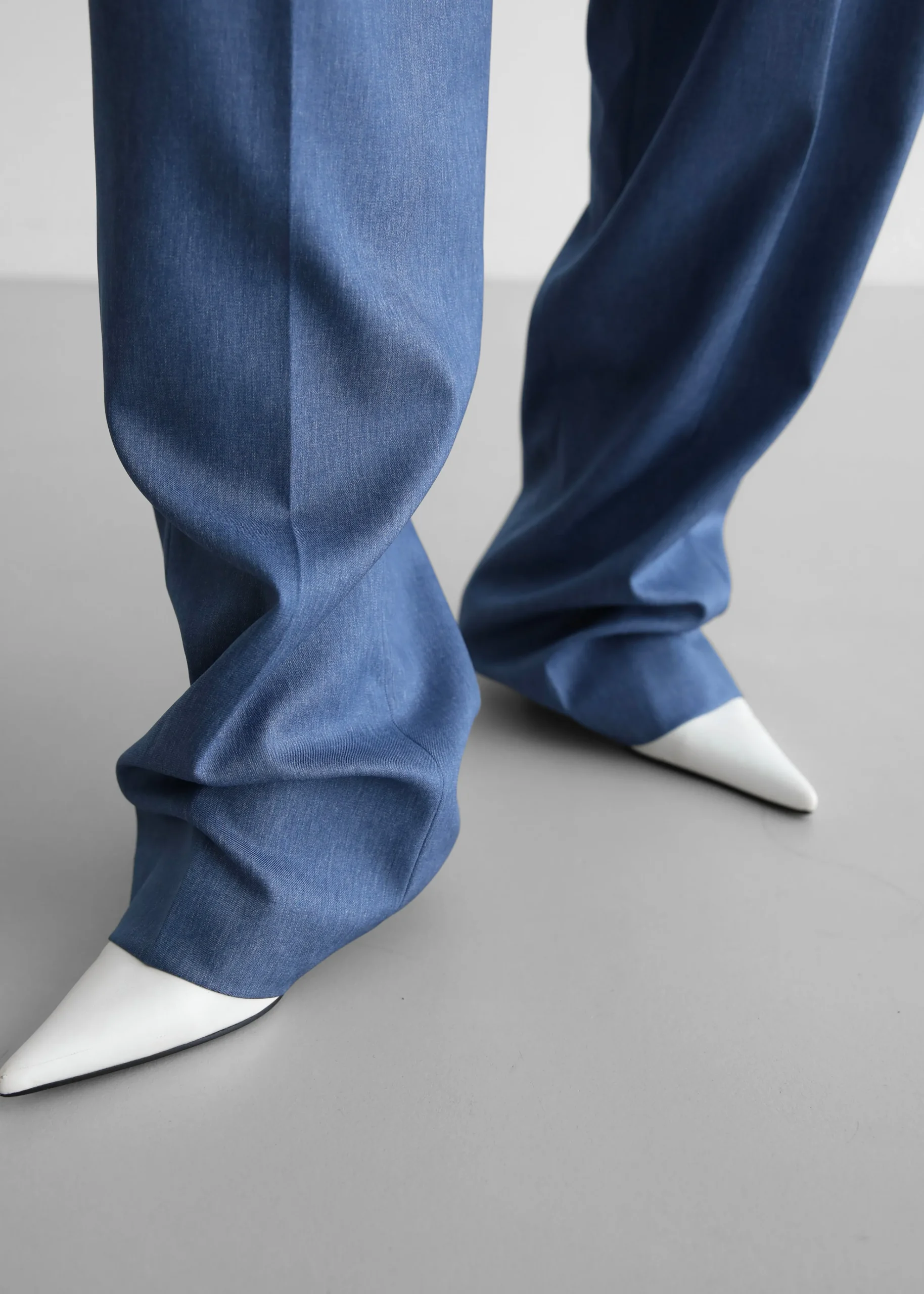 The Frankie Shop Cooper Pintuck Trousers Blue Best