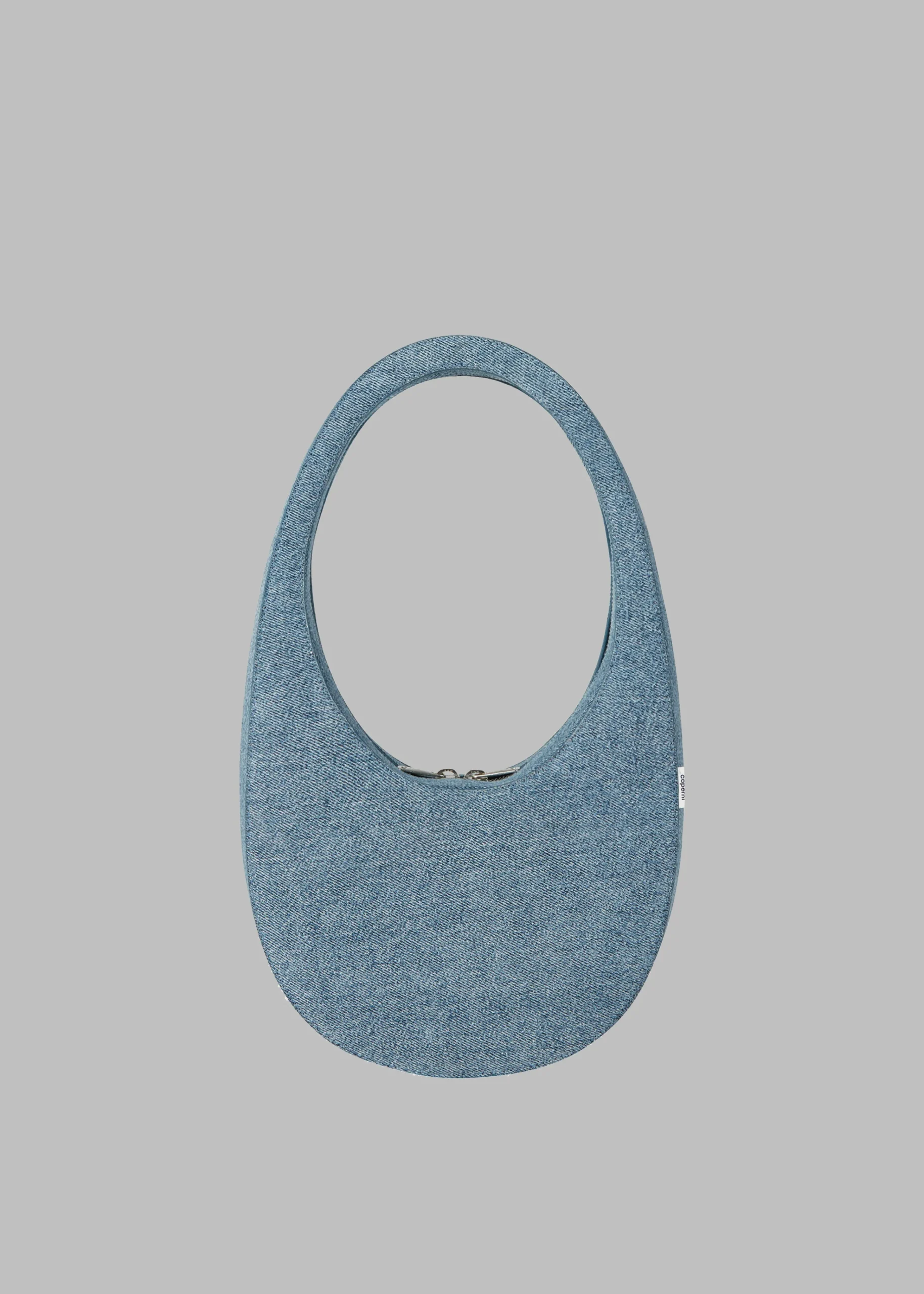 The Frankie Shop Coperni Denim Swipe Bag Light Blue Sale