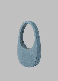 The Frankie Shop Coperni Denim Swipe Bag Light Blue Sale