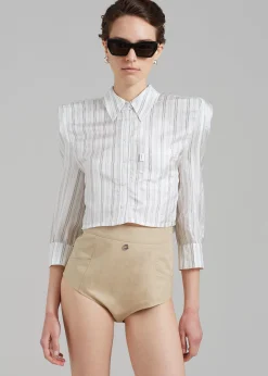 The Frankie Shop Coperni Power Shirt Ivory Best