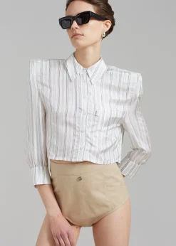 The Frankie Shop Coperni Power Shirt Ivory Best