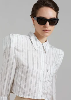 The Frankie Shop Coperni Power Shirt Ivory Best