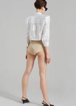 The Frankie Shop Coperni Power Shirt Ivory Best