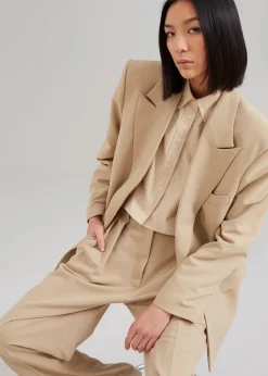 The Frankie Shop Corrin Blazer Beige Hot