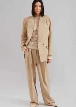 The Frankie Shop Corrin Blazer Beige Hot