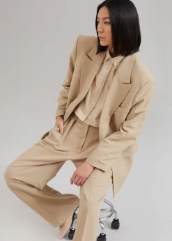 The Frankie Shop Corrin Blazer Beige Hot