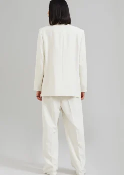 The Frankie Shop Corrin Blazer Ivory New