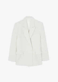 The Frankie Shop Corrin Blazer Ivory New
