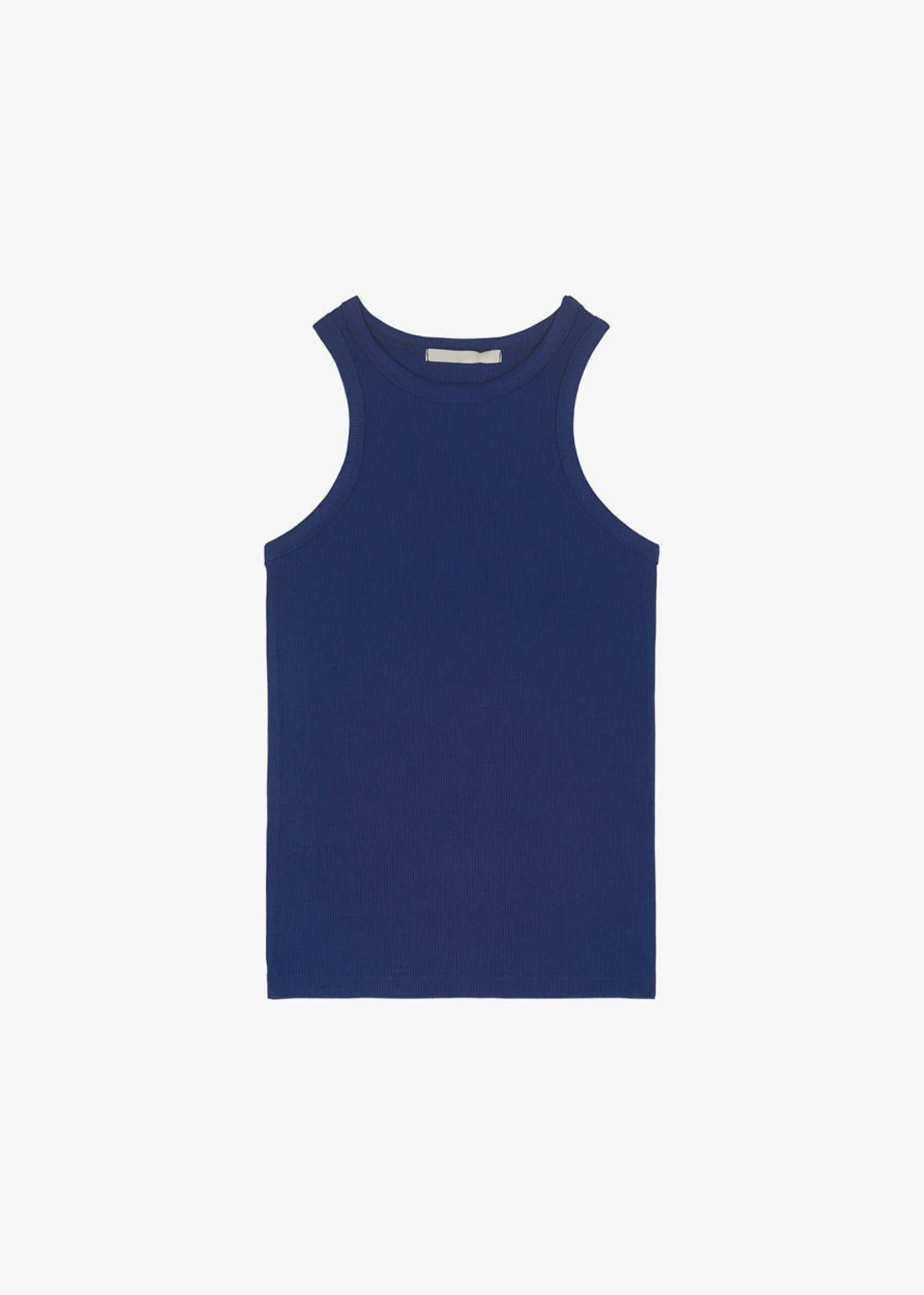 The Frankie Shop Corsy Ribbed Tank Navy Outlet