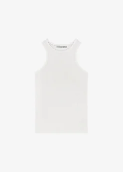 The Frankie Shop Corsy Ribbed Tank Optic White Online