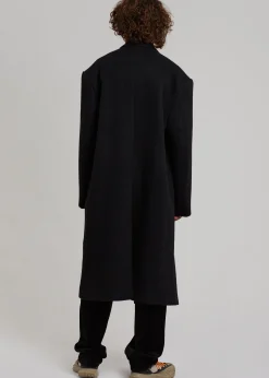 The Frankie Shop Curtis Oversized Coat Black Online