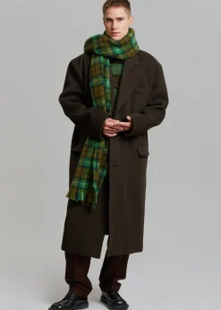 The Frankie Shop Curtis Oversized Coat Dark Brown