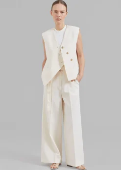 The Frankie Shop Delphi Vest Cream Discount