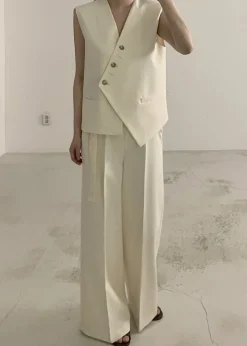The Frankie Shop Delphi Vest Cream Discount