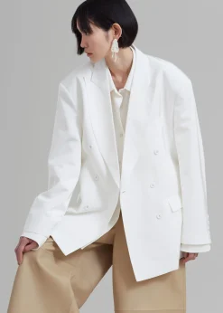 The Frankie Shop Demi Blazer White Clearance