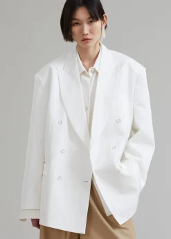 The Frankie Shop Demi Blazer White Clearance