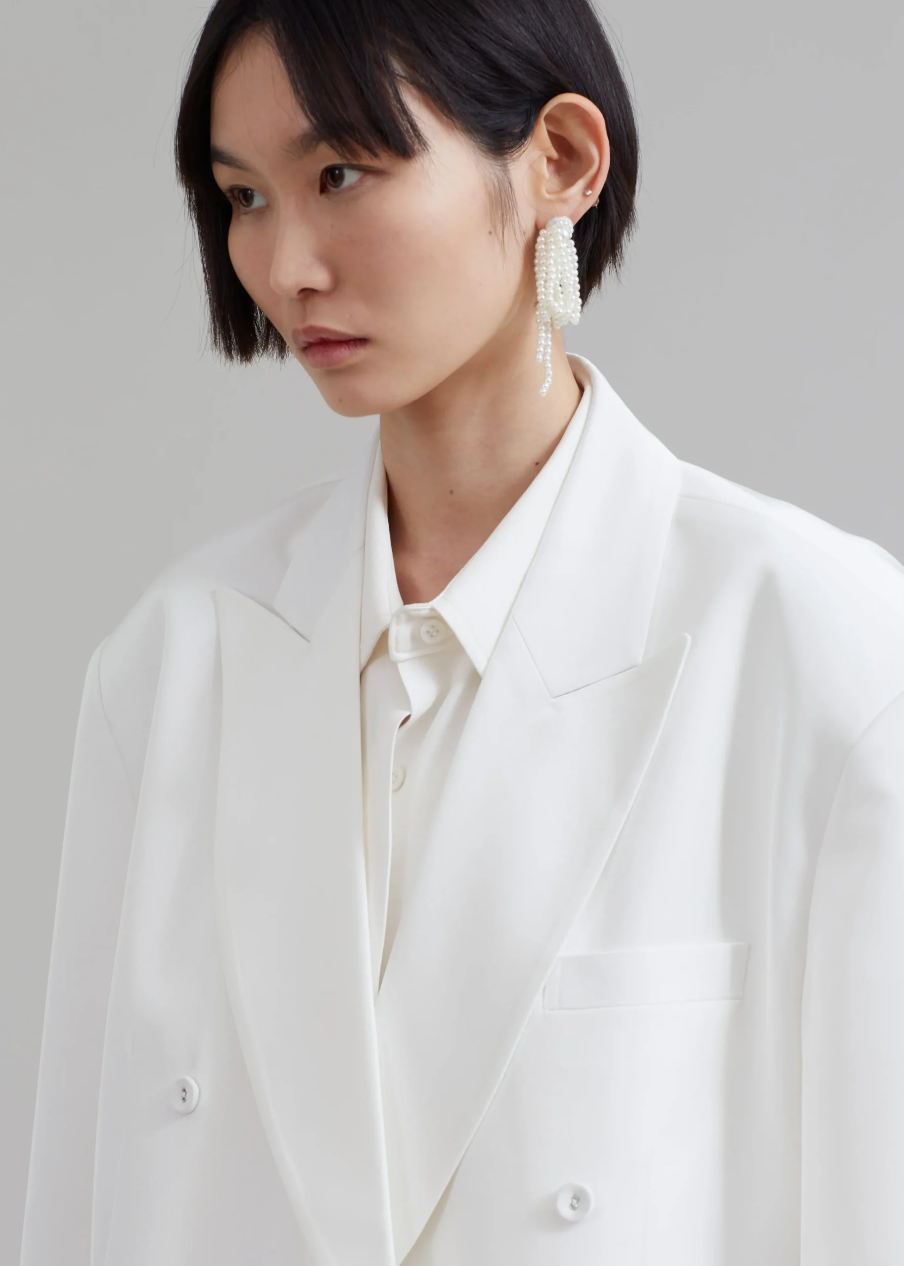 The Frankie Shop Demi Blazer White Clearance