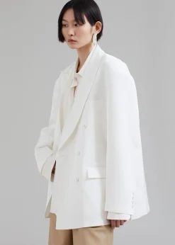 The Frankie Shop Demi Blazer White Clearance