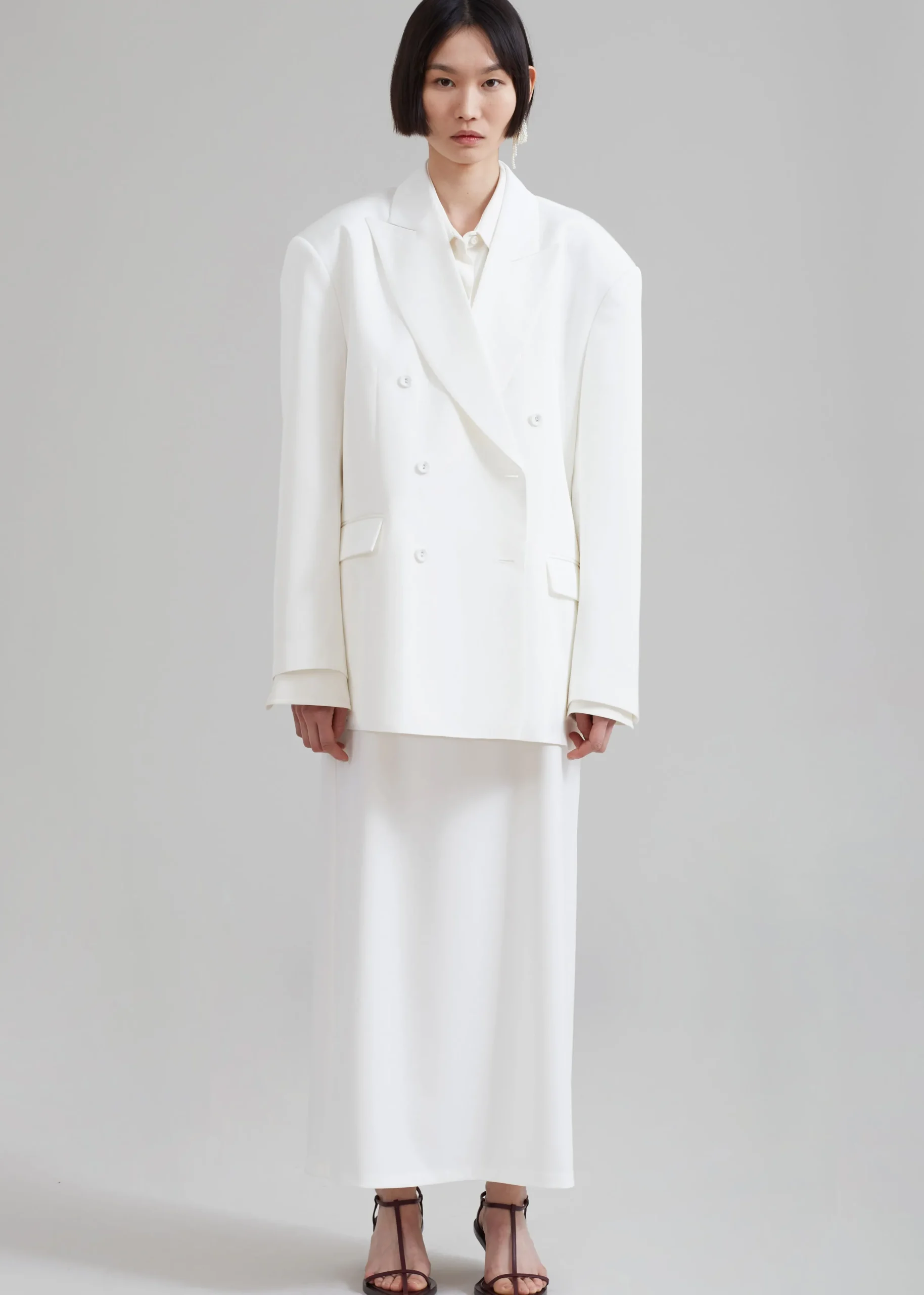 The Frankie Shop Demi Blazer White Clearance