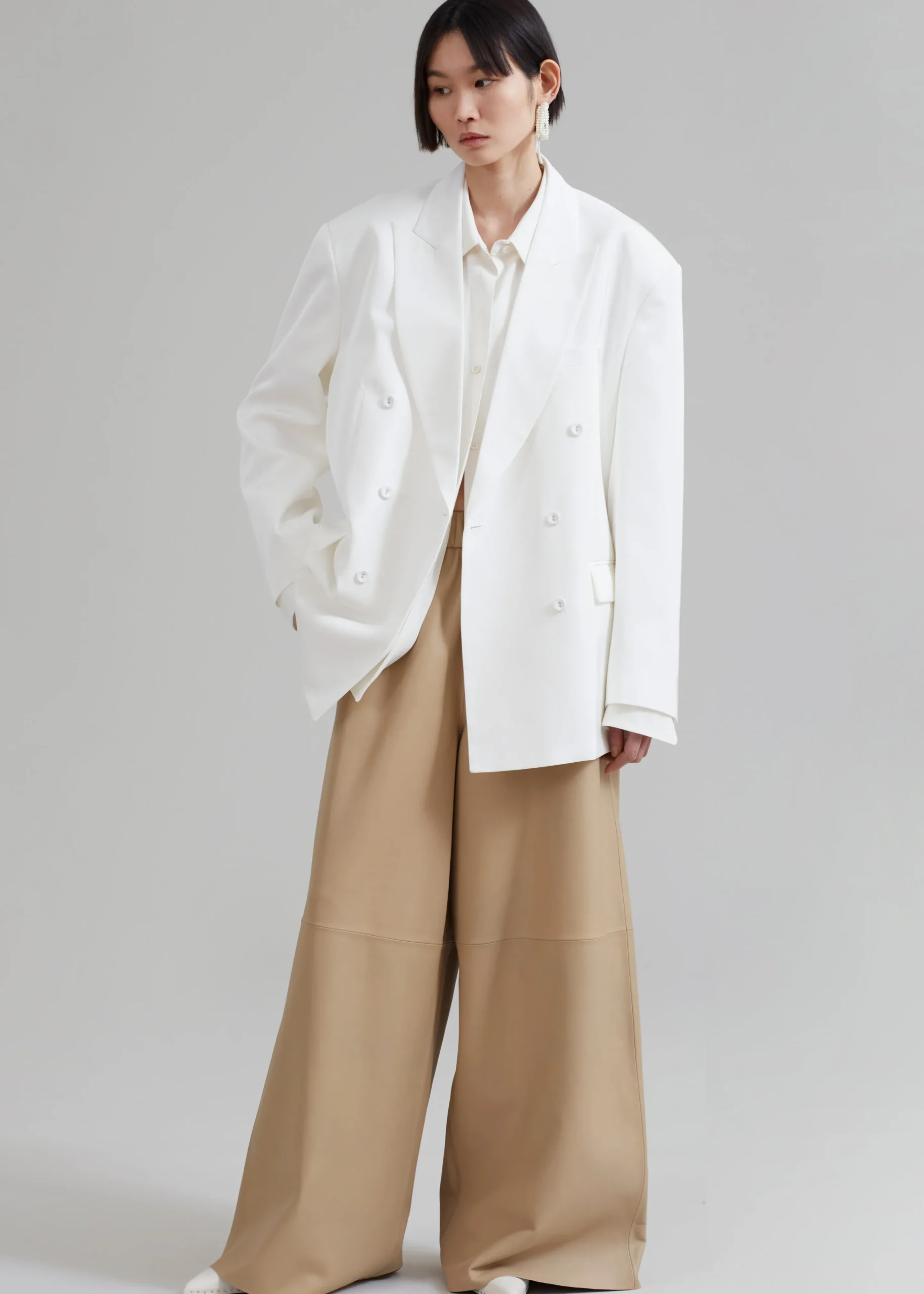 The Frankie Shop Demi Blazer White Clearance
