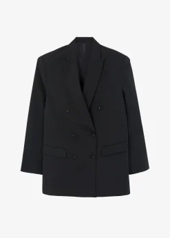 The Frankie Shop Demi Blazer Black New