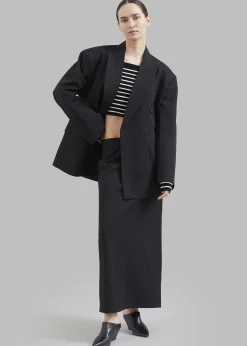 The Frankie Shop Demi Pencil Skirt Black Best