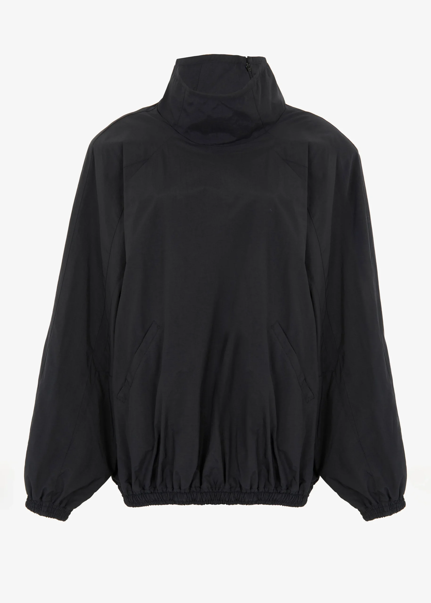 The Frankie Shop Doyle Mockneck Anorak Black New