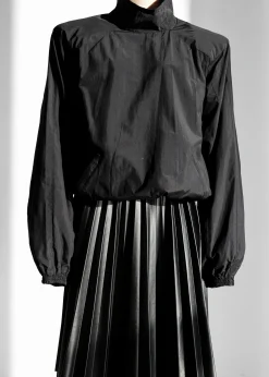 The Frankie Shop Doyle Mockneck Anorak Black New