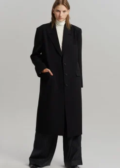 The Frankie Shop Eevi Overcoat Black Hot