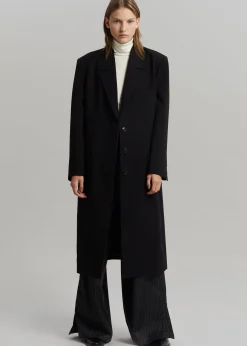 The Frankie Shop Eevi Overcoat Black Hot