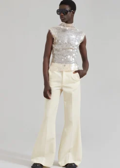 The Frankie Shop Egonlab Sequins Top Sequin Transparent Discount