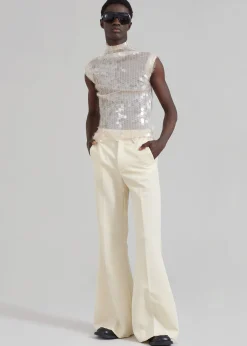 The Frankie Shop Egonlab Sequins Top Sequin Transparent Discount