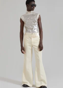 The Frankie Shop Egonlab Sequins Top Sequin Transparent Discount