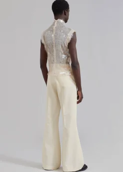 The Frankie Shop Egonlab Sequins Top Sequin Transparent Discount