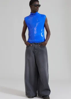 The Frankie Shop Egonlab Wonderland Sequins Top Blue Sequins Online