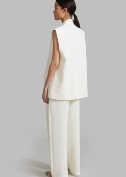 The Frankie Shop Eloise Vest Cream Discount